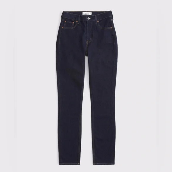 Abercrombie & Fitch Dark Blue Skinny Jeans - Picture 2 of 5